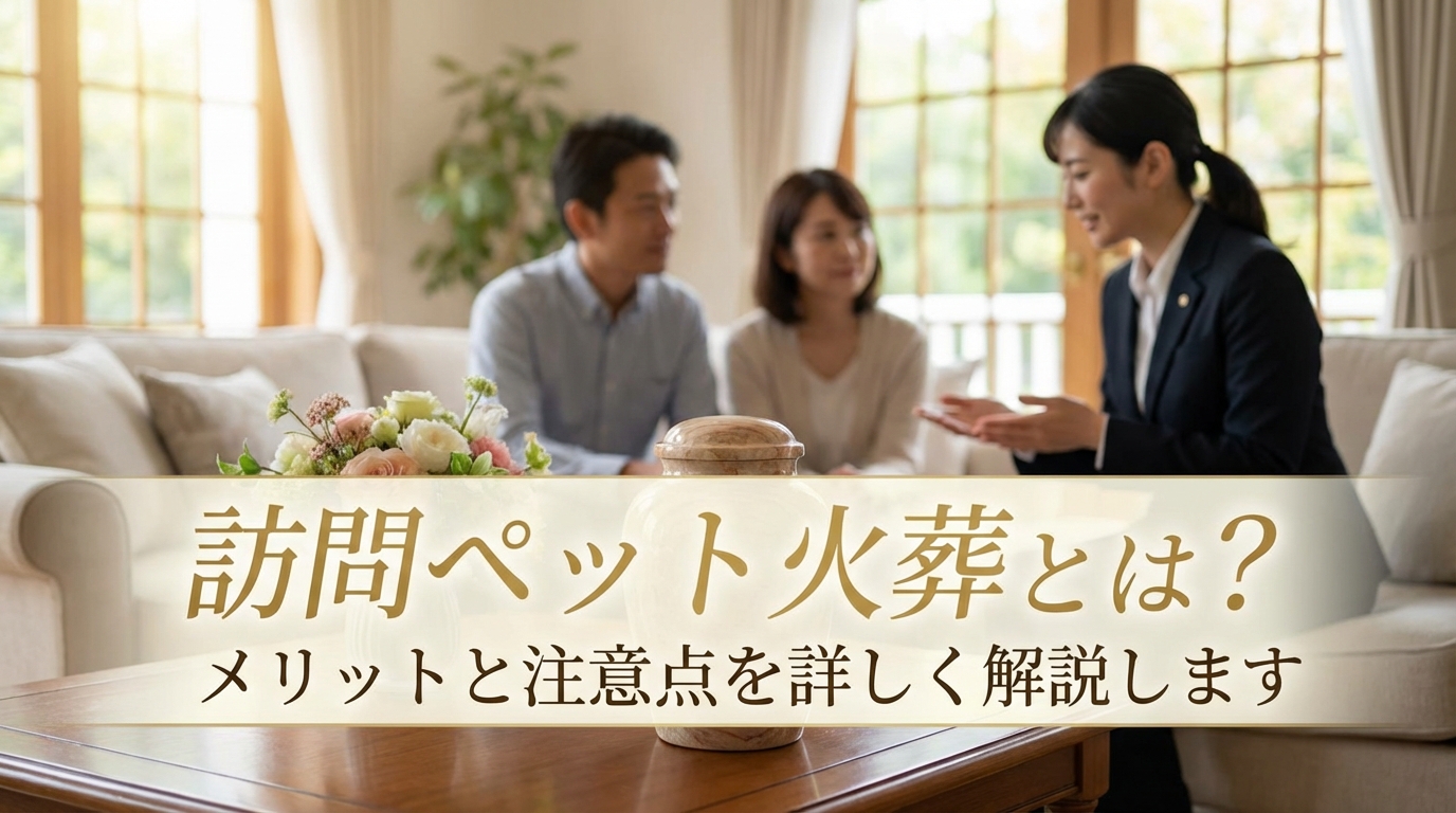 訪問ペット火葬とは？メリットと注意点を詳しく解説しますについて知りたい？
