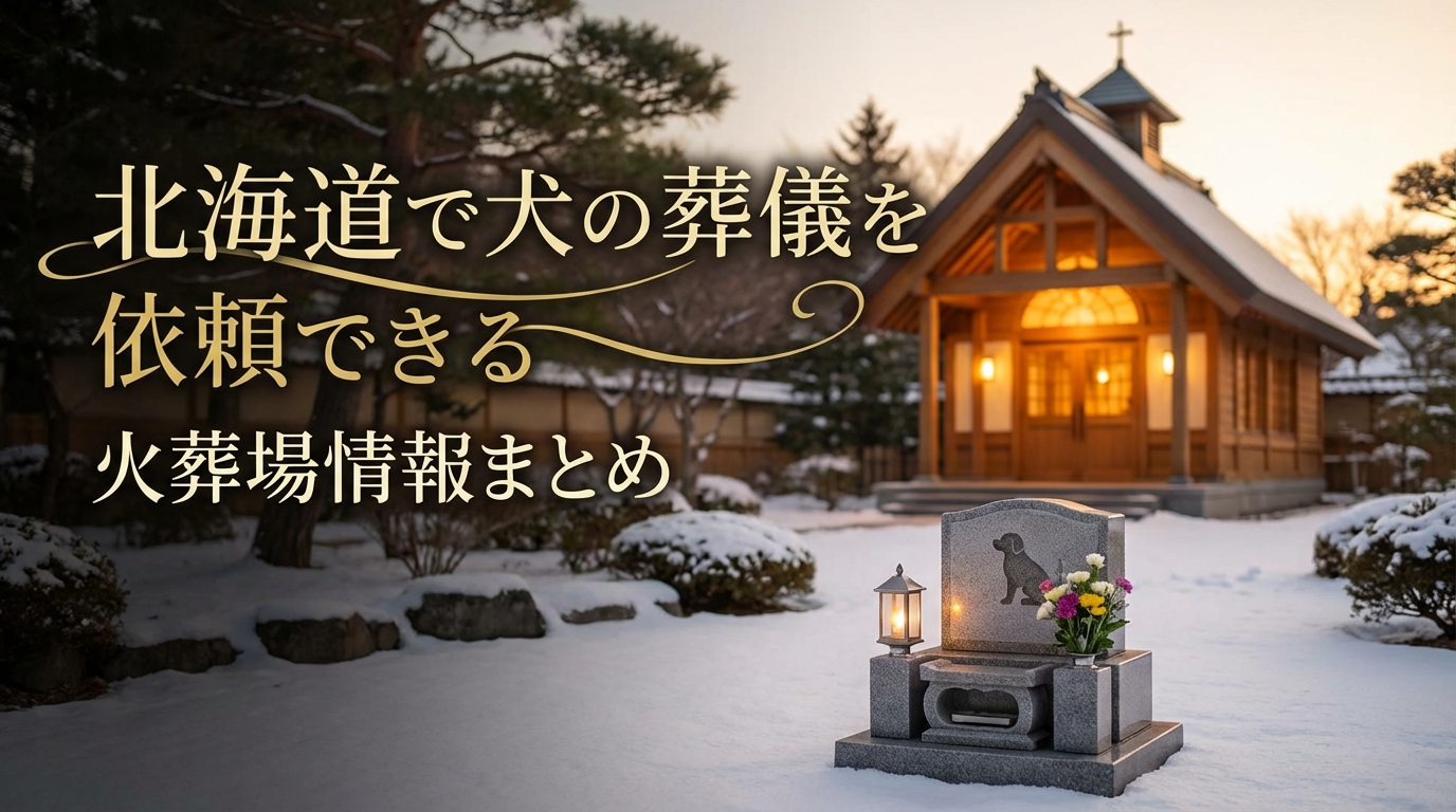 北海道で犬の葬儀を依頼できる火葬場情報まとめ