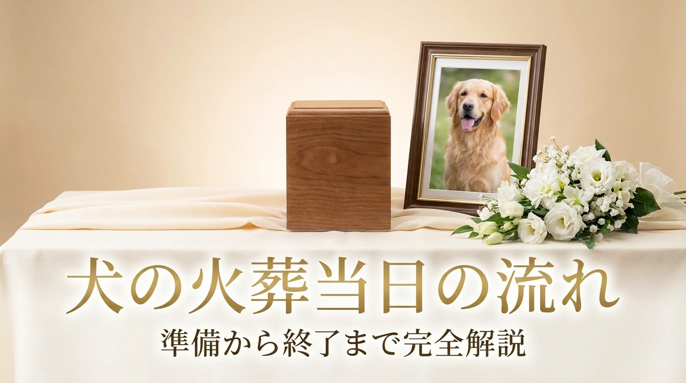 犬の火葬当日の流れ|準備から終了まで完全解説