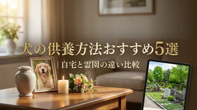 犬の供養方法おすすめ5選｜自宅と霊園の違い比較