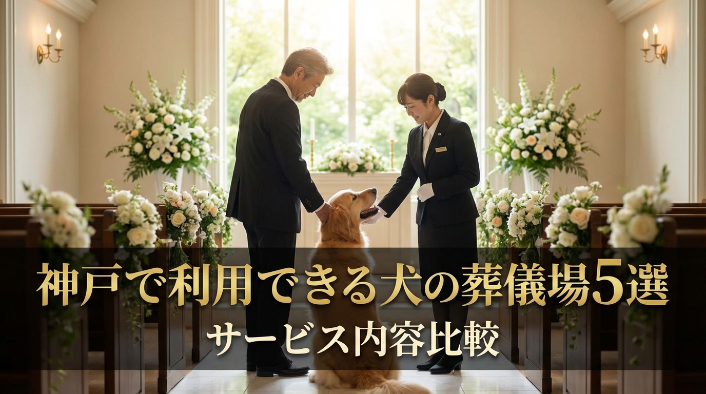 神戸で利用できる犬の葬儀場5選｜サービス内容比較