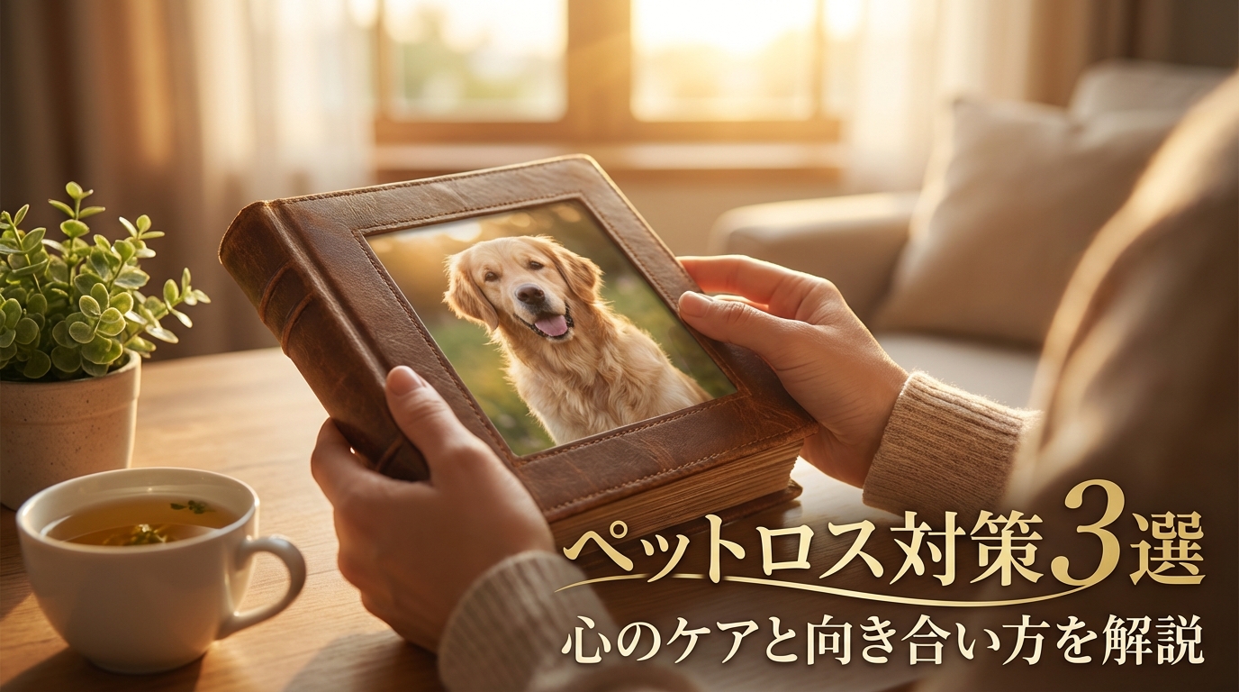 ペットロス対策3選｜心のケアと向き合い方を解説