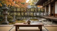 京都市で信頼できる犬の葬儀業者3選を厳選紹介