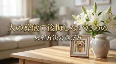 犬の葬儀で後悔しないための火葬方法の選び方