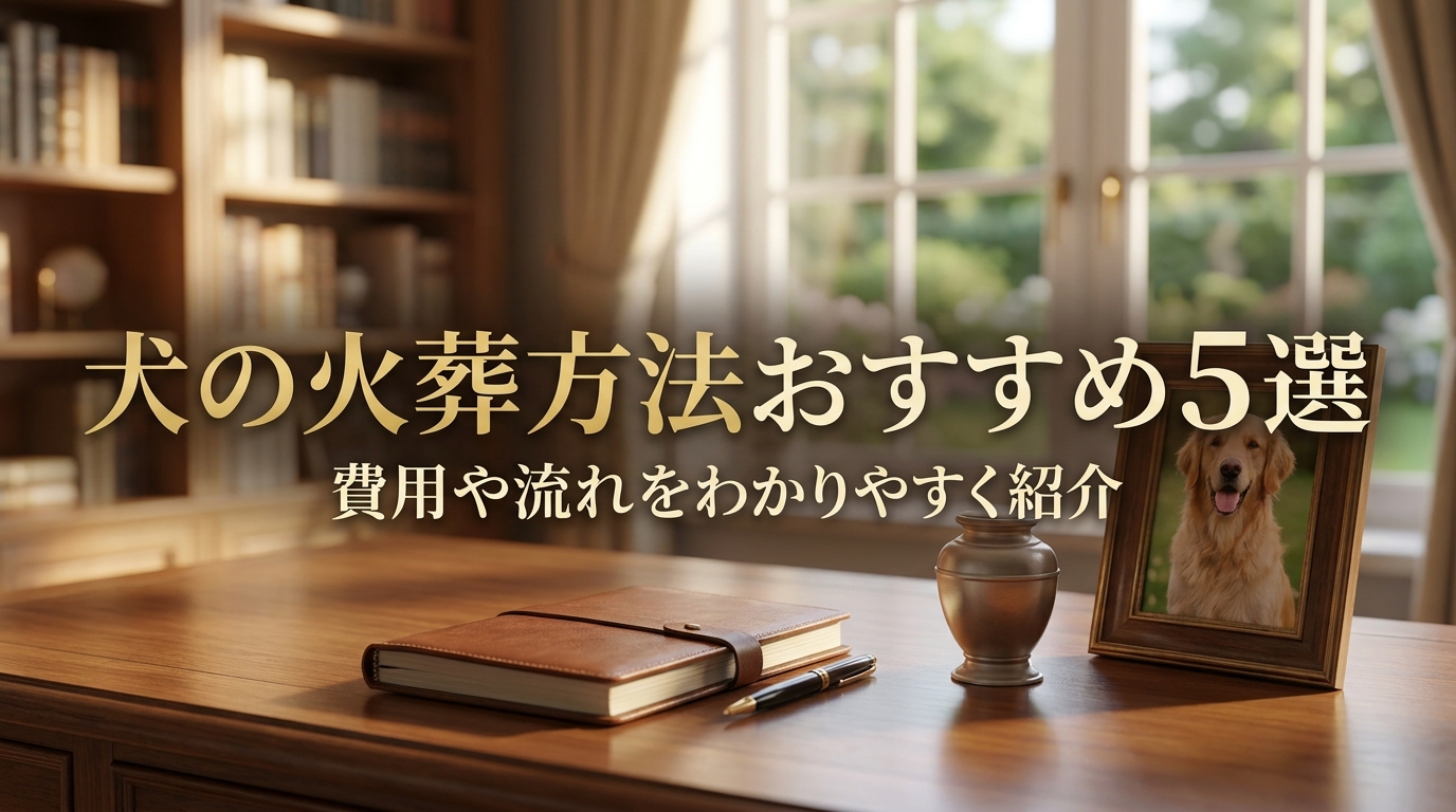 犬の火葬方法おすすめ5選｜費用や流れをわかりやすく紹介