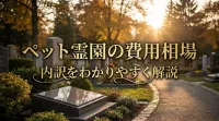 ペット霊園の費用相場と内訳をわかりやすく解説