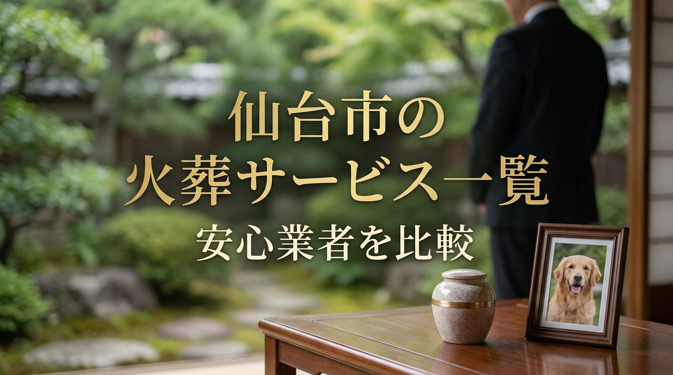仙台市の犬の火葬サービス一覧｜安心業者を比較