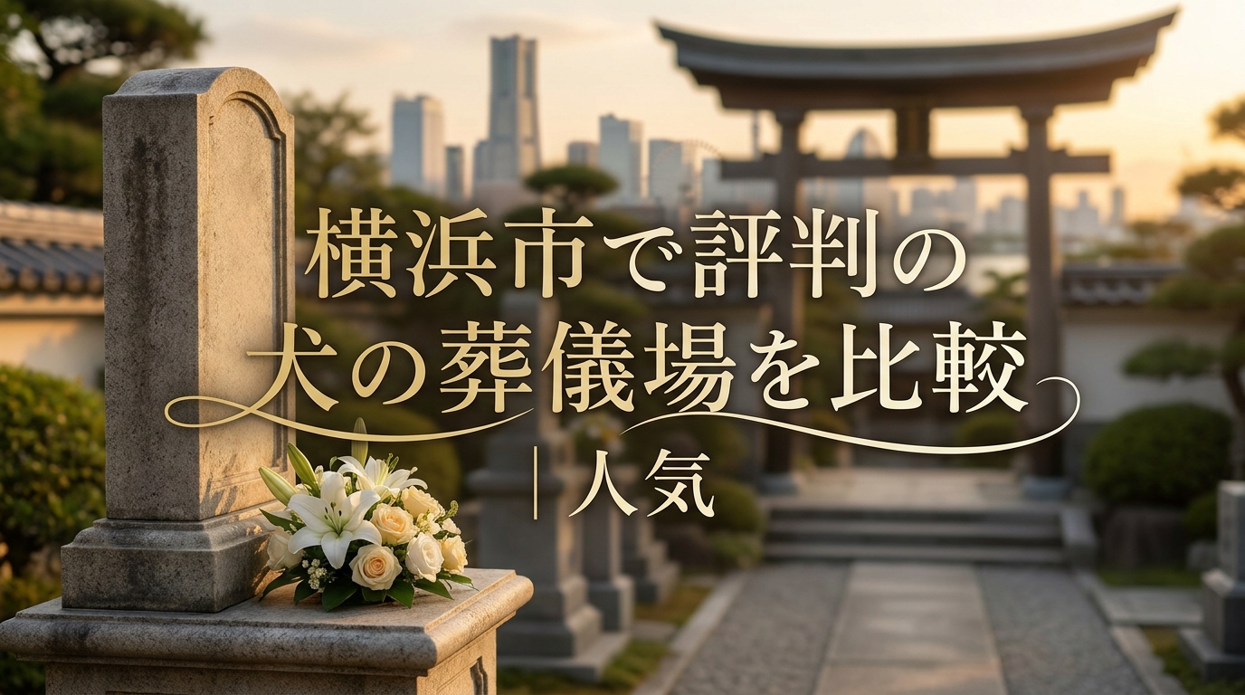 横浜市で評判の犬の葬儀場を比較｜人気の理由を解説