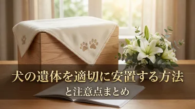 犬の遺体を適切に安置する方法と注意点まとめ