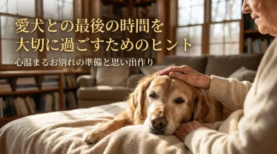 愛犬との最後の時間を大切に過ごすためのヒント