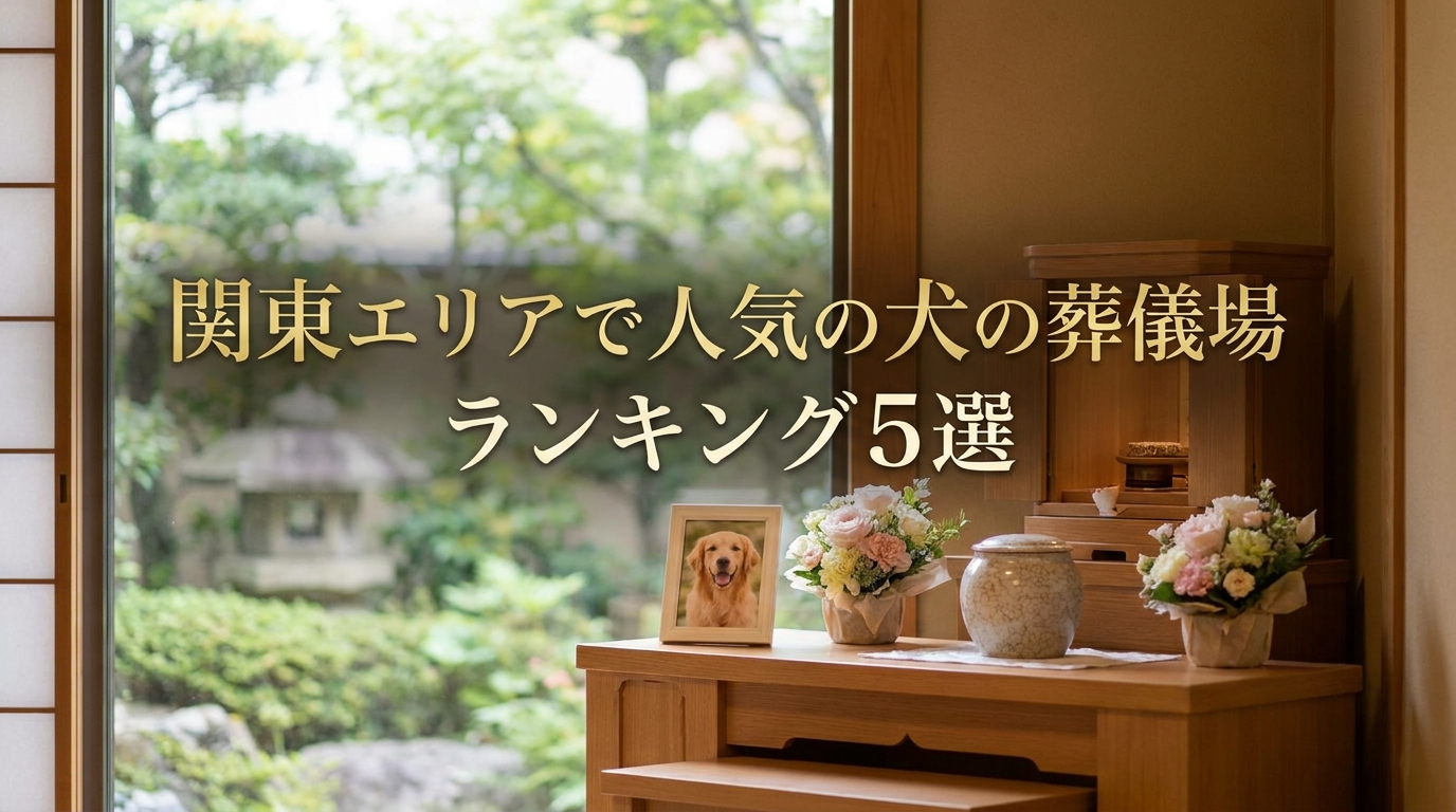 関東エリアで人気の犬の葬儀場ランキング5選