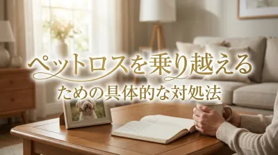 ペットロスを乗り越えるための具体的な対処法