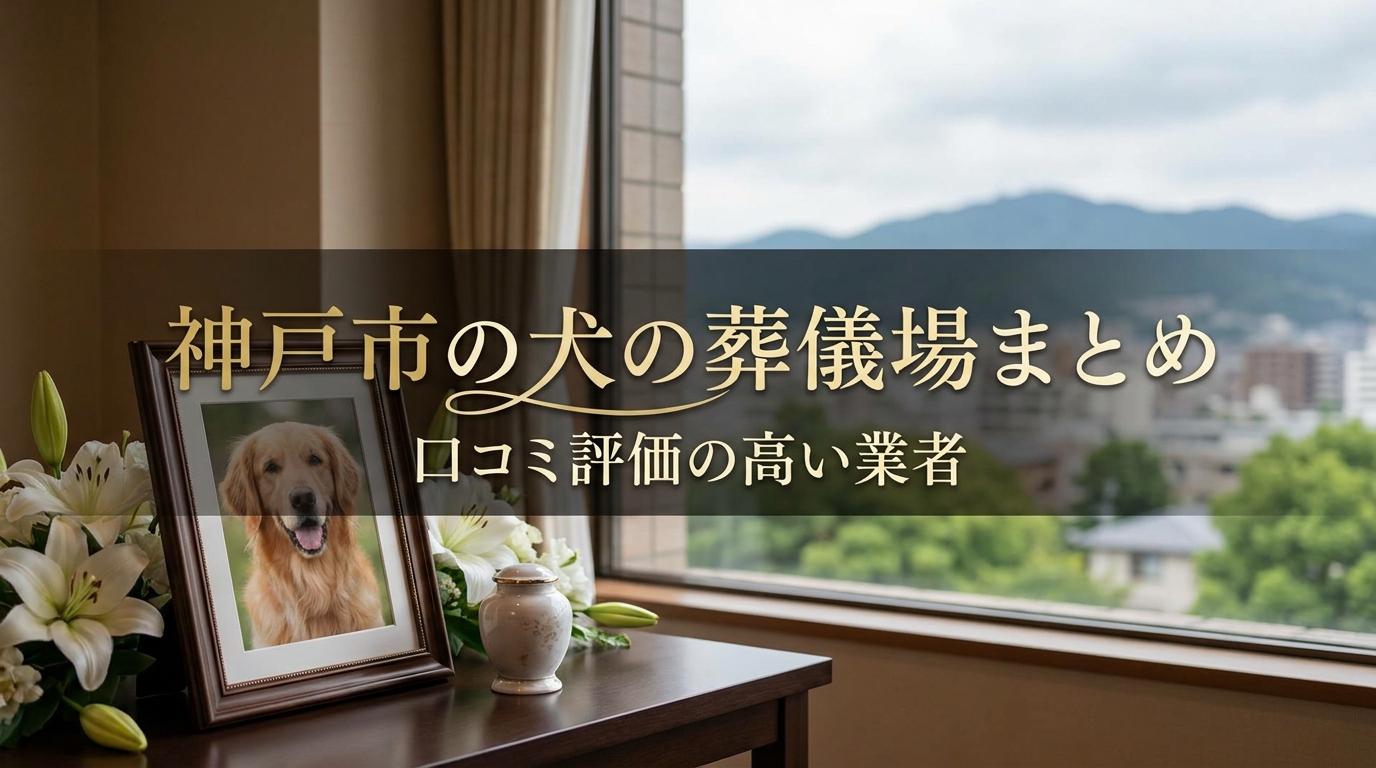 神戸市の犬の葬儀場まとめ｜口コミ評価の高い業者