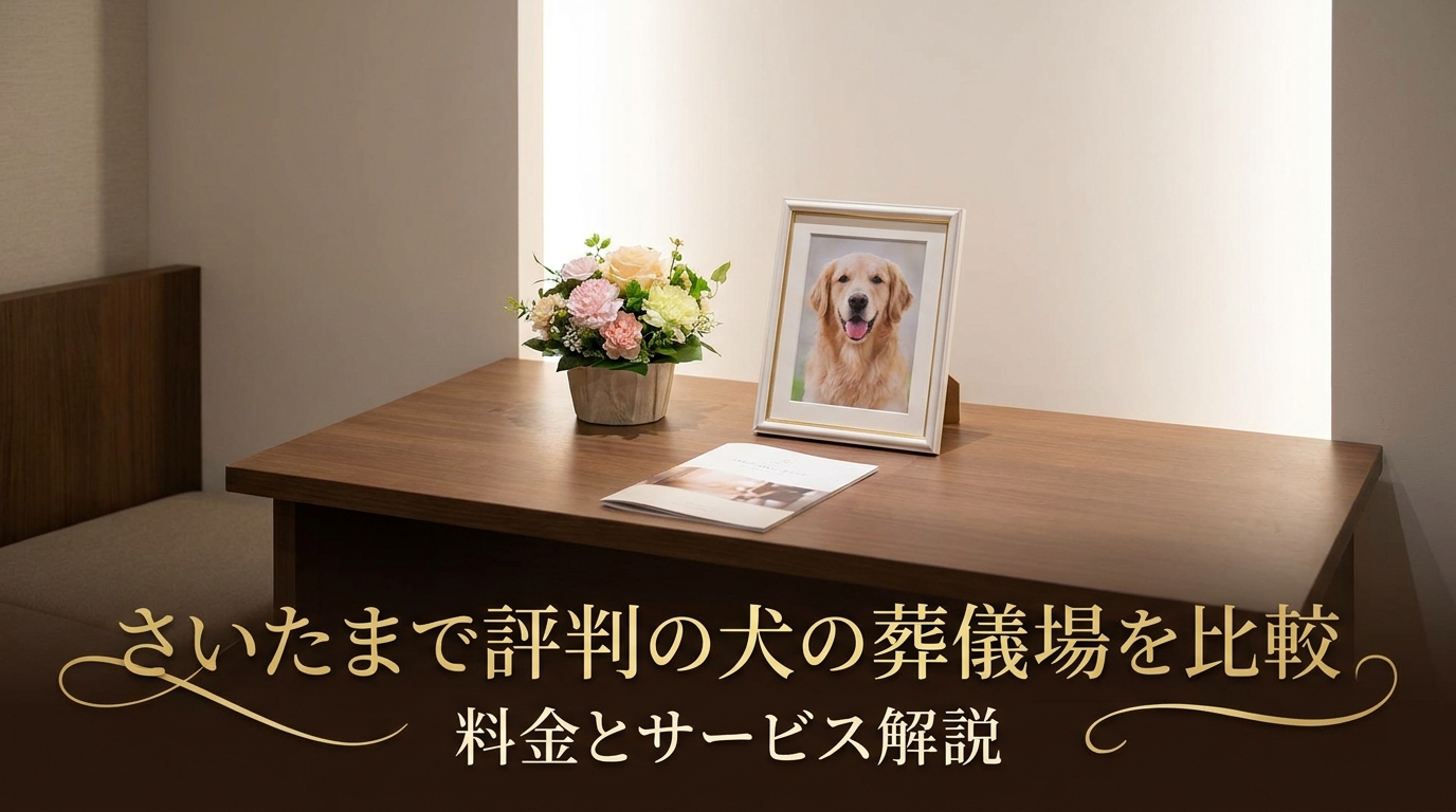 さいたまで評判の犬の葬儀場を比較｜料金とサービス解説