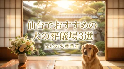 仙台でおすすめの犬の葬儀場3選｜安心の火葬業者