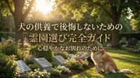 犬の供養で後悔しないための霊園選び完全ガイド