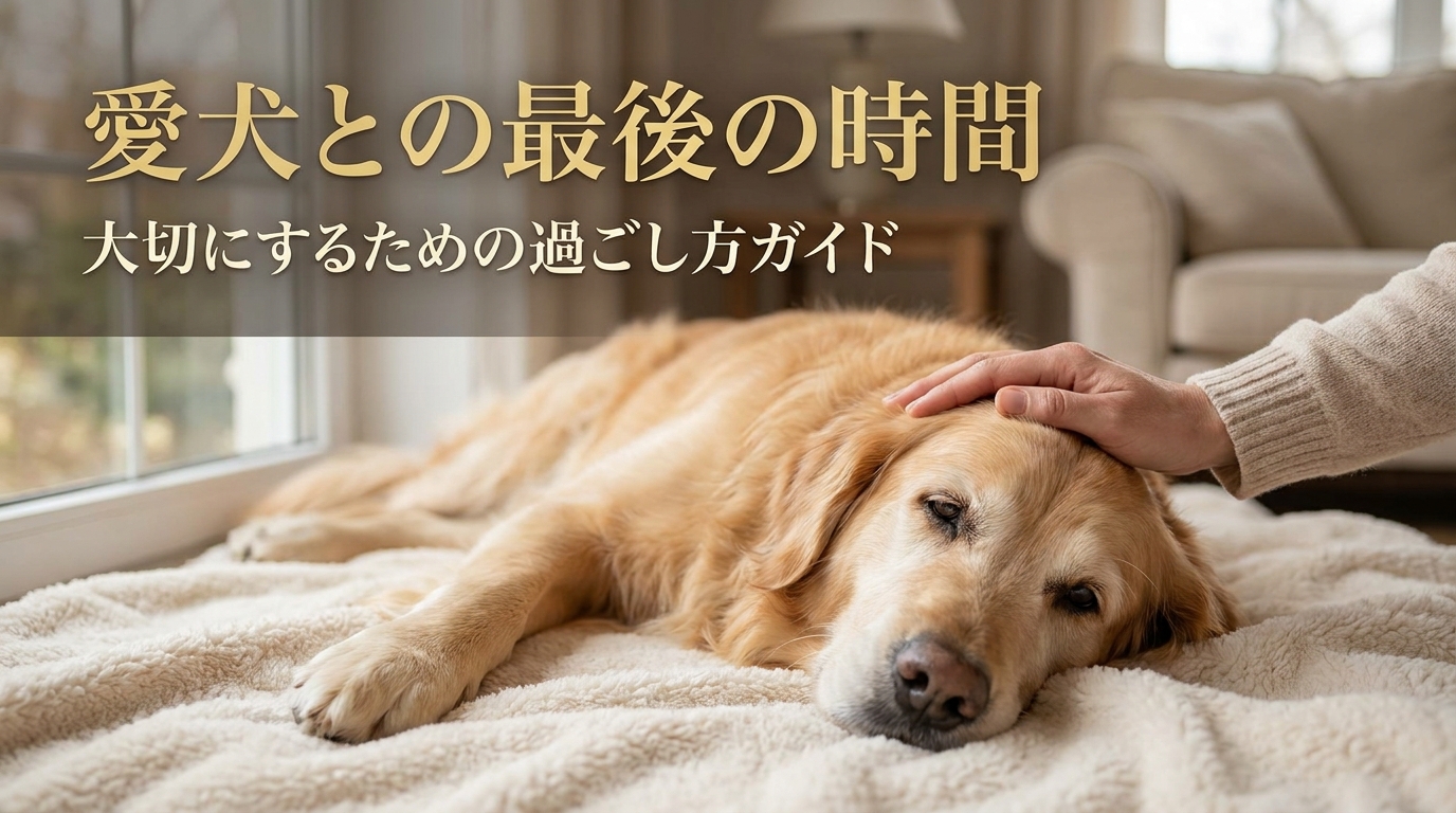 愛犬との最後の時間を大切にするための過ごし方ガイド