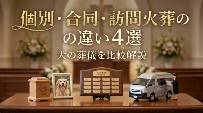 個別・合同・訪問火葬の違い4選｜犬の葬儀を比較解説
