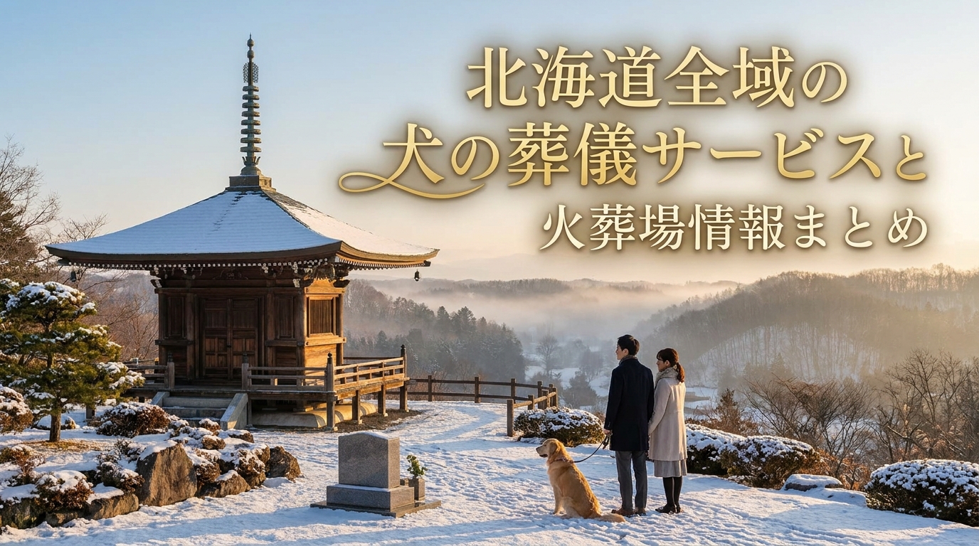 北海道全域の犬の葬儀サービスと火葬場情報まとめ