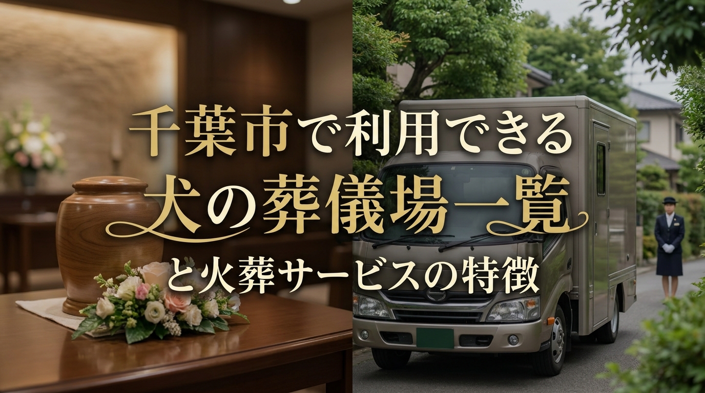 千葉市で利用できる犬の葬儀場一覧と火葬サービスの特徴
