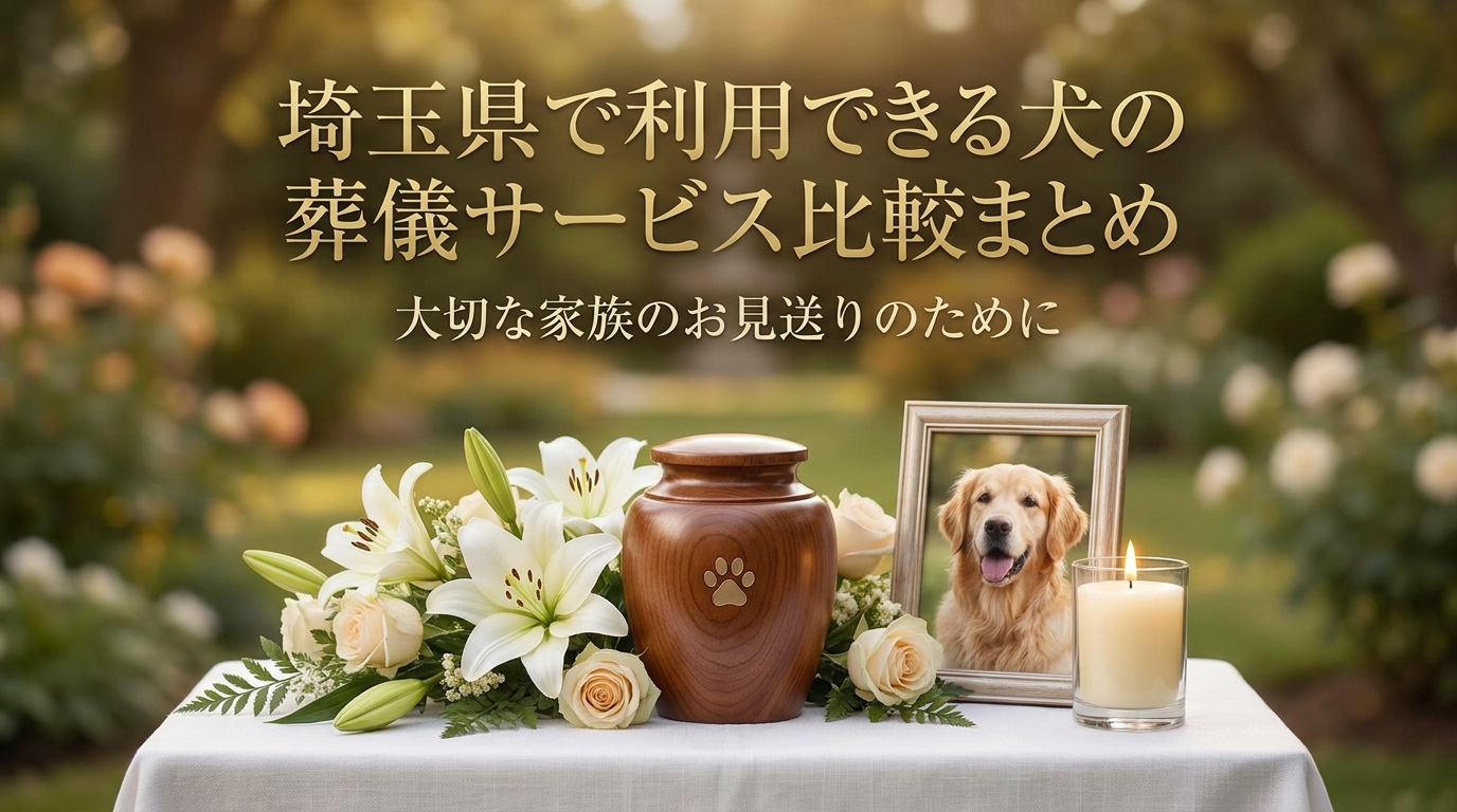 埼玉県で利用できる犬の葬儀サービス比較まとめ