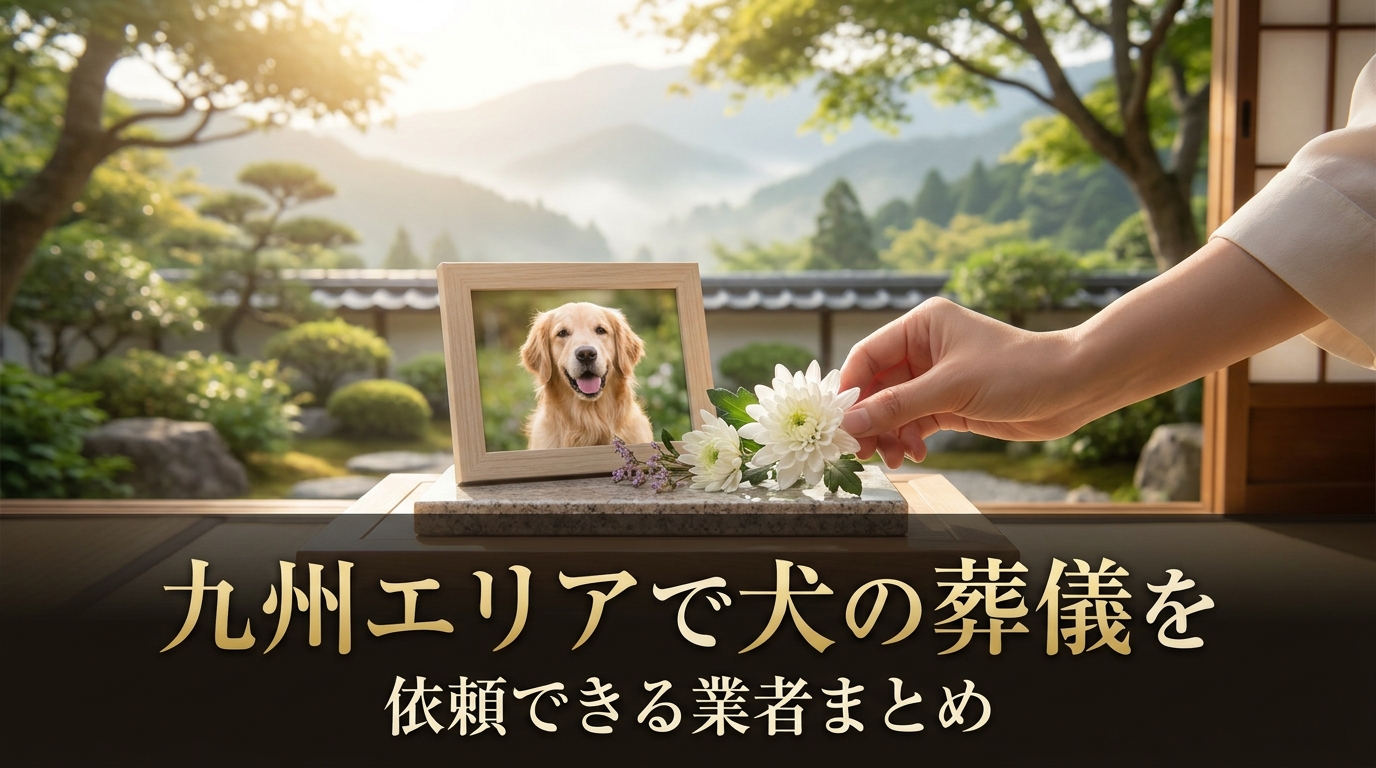 九州エリアで犬の葬儀を依頼できる業者まとめ