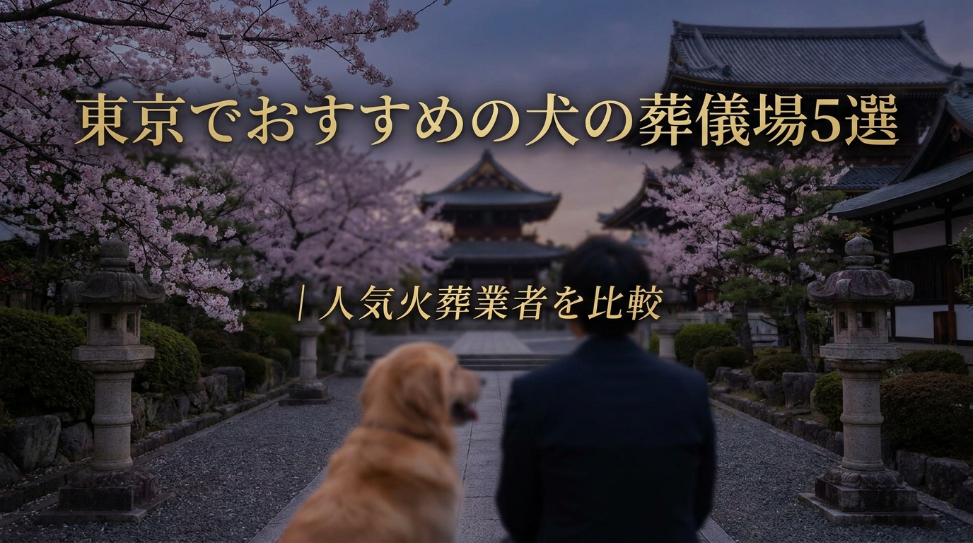 東京でおすすめの犬の葬儀場5選|人気火葬業者を比較