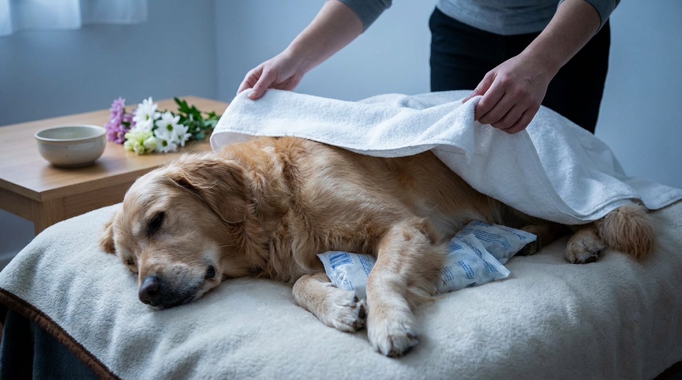 安置は冷暗所で！体を清潔にして冷却するのが一番大切です