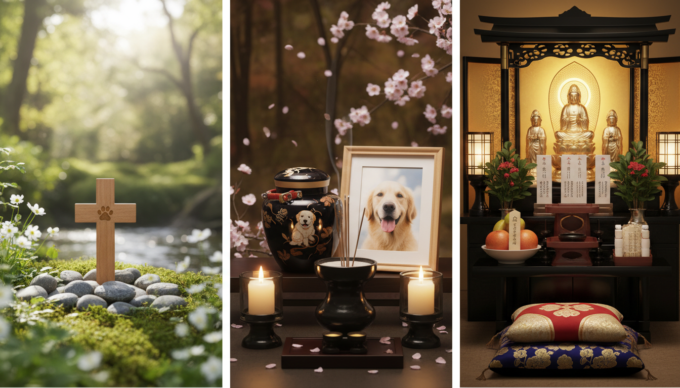 ３つのスタイルで徹底比較！愛犬の供養方法の具体例