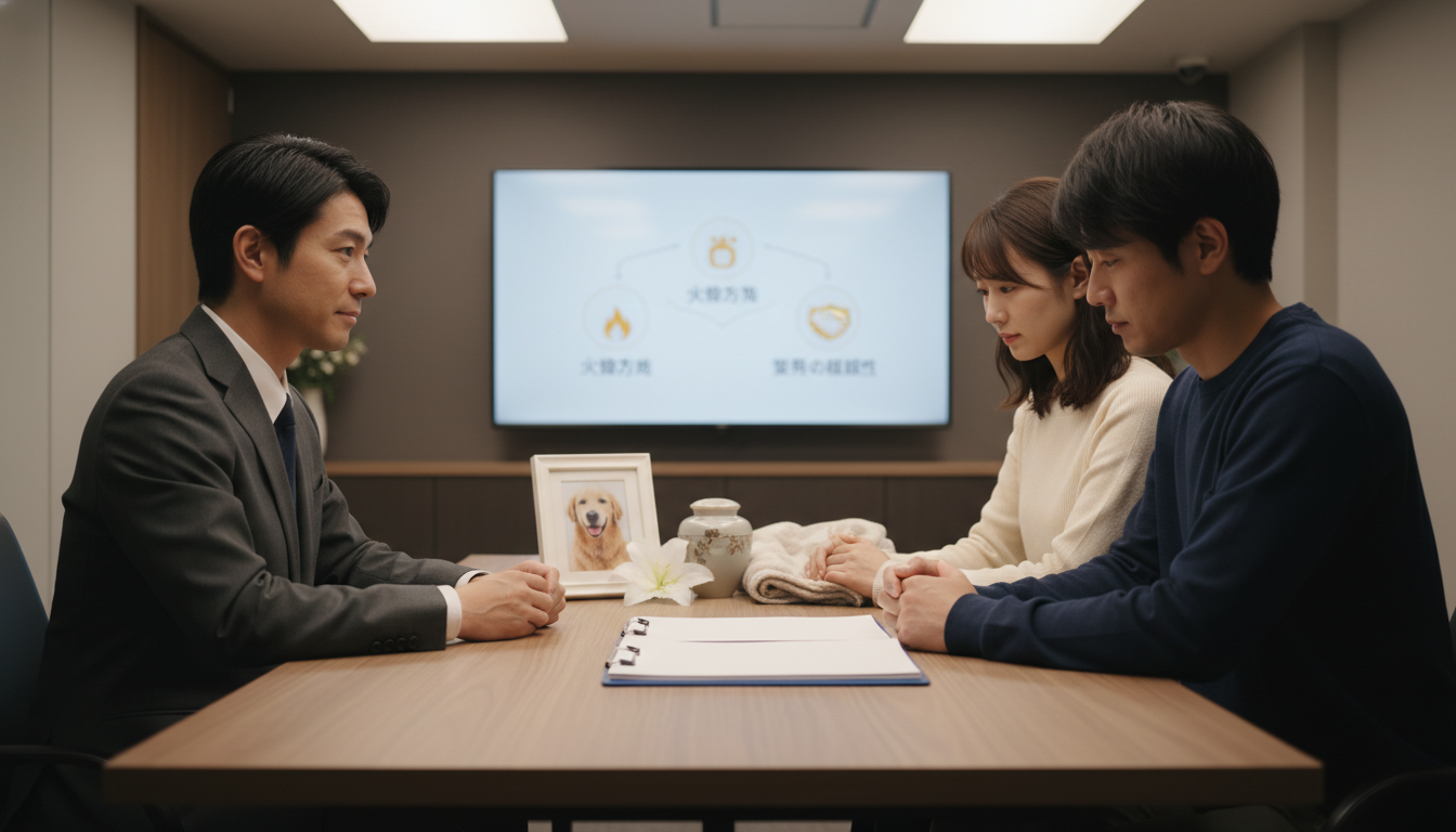 契約前は「火葬方法・料金・業者の信頼性」を先に固めるのが正解です！