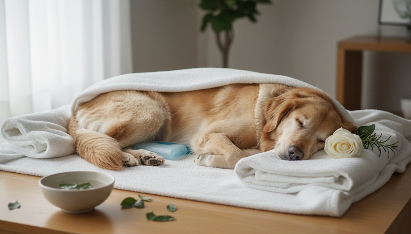 犬の遺体を安置する基本は「冷却＋清潔＋自然な姿勢」です！
