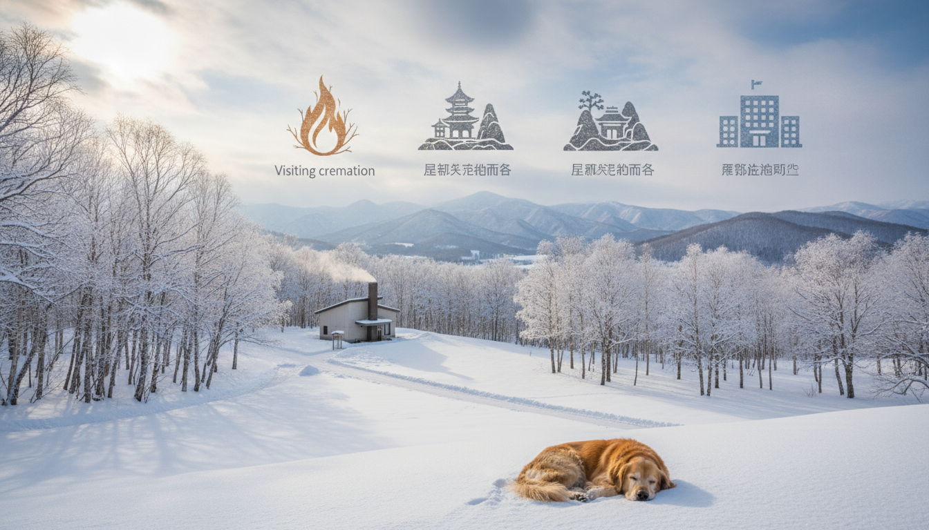 北海道の犬の葬儀・火葬は「訪問火葬＋地域施設＋自治体」の3本立てで考えると迷いにくいです！
