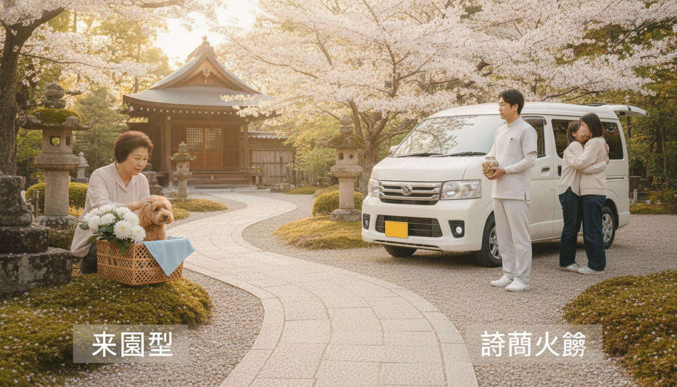 千葉市の犬の葬儀・火葬は「来園型」と「訪問火葬」で考えるとスッキリします！